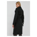 Kabát Liu Jo dámský, černá barva, přechodný, bez zapínání