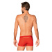 Pánské slipy Boldero boxer shorts red - Obsessive