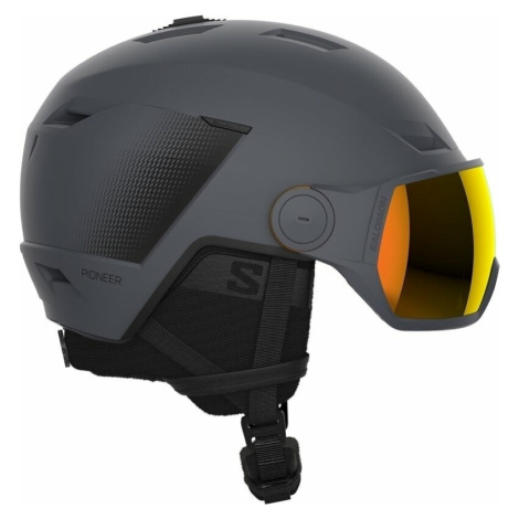 Salomon Pioneer LT Visor Eben Lyžařská helma