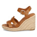 Tommy Hilfiger ESPADRILLE HIGH WEDGE LEATHER