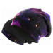 Čepice // MasterDis Printed Jersey Beanie galaxy/black