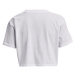 Tričko Under Armour Branded Logo Crop Ss White