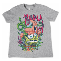 SpongeBob Squarepants tričko, Oh Boy Grey Kids, dětské