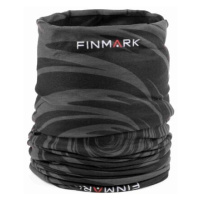 Finmark MULTIFUNCTIONAL SCARF WITH FLEECE Multifunkční šátek, černá, velikost
