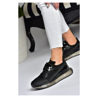 Fox Shoes P973016109 Black Casual Sneakers Sneakers