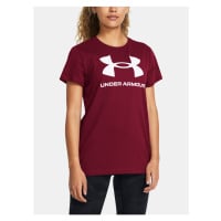 Dámské tričko Under Armour UA Rival Logo SS-RED