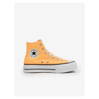 Oranžové dámské kotníkové tenisky na platformě Converse Chuck Taylor All Star Lift