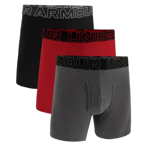 Men‘s boxers Perf Cotton 6in 3Pack Grey - Under Armour