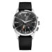 Vulcain Nautical Heritage - Black White Luminova - Black Carbon Leather Strap