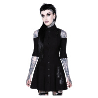 šaty dámské KILLSTAR - Paranormal Shirt-Dress - BLACK