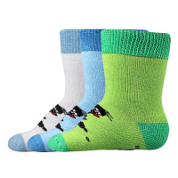 BOMA® ponožky Krteček froté mix A - kluk 3 pár 108961