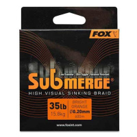 Fox Šňůra Submerge Submerge Orange Sinking Braid - 0,30mm  300m