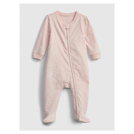 Béžový holčičí baby overal 100% organic cotton one-piece GAP