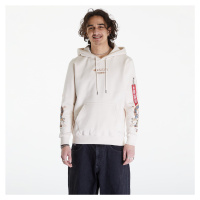 Alpha Industries Dragon EMB Hoody Jet Stream White