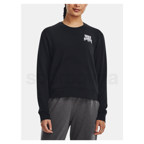 Under Armour UA Rival Terry Graphic Crew W 1379477-001 - black