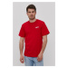 Tričko HUF pánské, červená barva, s potiskem