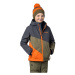 Hannah KIGALI Dětská membránová lyžařská bunda, tmavě šedá, velikost