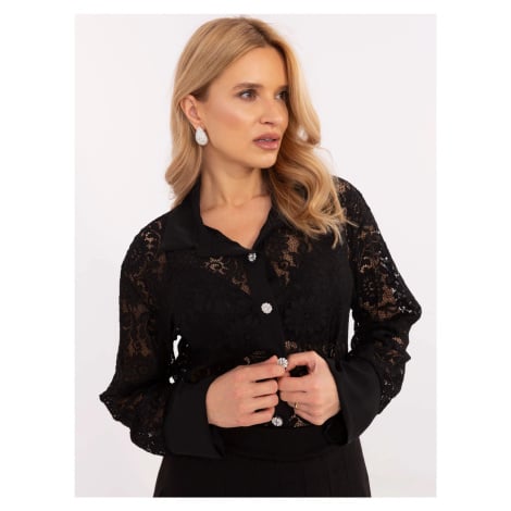 Dámské košile KS C243.18 černá - FPrice