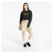 Tommy Jeans Crop Luxe Varsity Sweatshirt Black