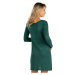 Litex Dámské šaty s dlouhým rukávem 7C053 zelená