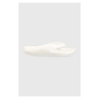 Žabky Crocs Mellow Flip dámské, bílá barva, na plochém podpatku, 208437