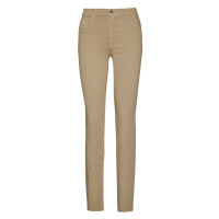 Džíny trussardi 5 pocket 105 skinny high waist fit hnědá