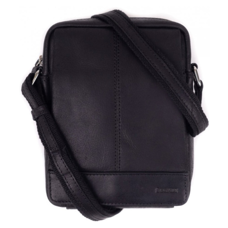 SEGALI Pánská kožená taška přes rameno SG-2171 černá