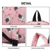 Růžový netradiční batoh s obrázky jednorožců Zaclyn Lulu Bags