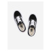 Bílo-černé klučičí semišové boty VANS Old Skool Platfor