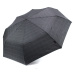 Černošedý mechanický skládací pánský deštník Therron Doppler