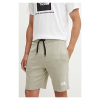 Bavlněné šortky The North Face Graphic Short Light šedá barva, NF0A3S4F1I41