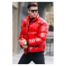 Madmext Red Shiny Basic Down Jacket 5993