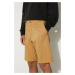 Kraťasy Fjallraven Abisko Hike Shorts F86969 232 pánské, béžová barva