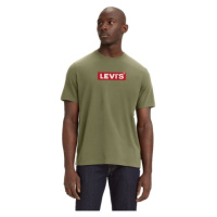 Levi's® SS RELAXED FIT TEE Pánské tričko, khaki, velikost