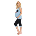 Světle modrý těhotenský pyžamový set 0177
