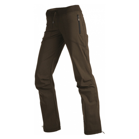 LITEX 99571 Kalhoty dámské dlouhé bokové - zkrácené hnědá