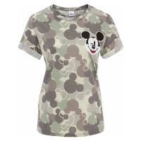 Triko Mickey Mouse s kamuflážovým vzorem