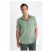 DEFACTO Regular Fit Polo Collar Cotton Short Sleeve Shirt