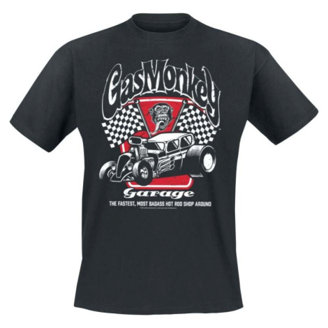 Gas Monkey Garage Badass Gas Monkey Garage Tričko černá