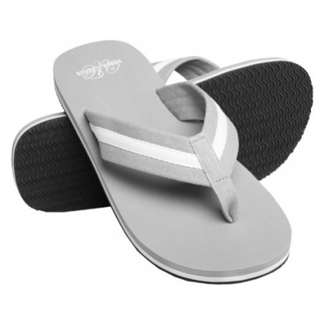 Beach Slippers - grey/white