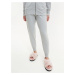 Světle šedé dámské žíhané tepláky Calvin Klein Jeans - Dámské