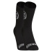 Ponožky Styx vysoké černé s bílým logem (HV960) L