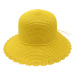 Dámský letní klobouk Hermine žlutý