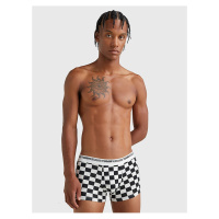 Černo-bílé pánské kostkované boxerky Tommy Hilfiger Underwear