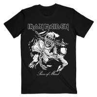 Iron Maiden tričko, Piece of Mind Mono Eddie Black, pánské