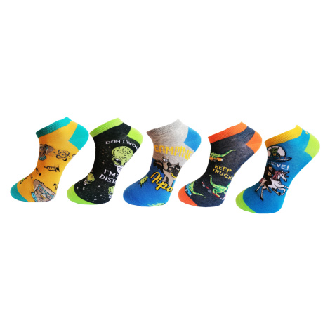 Pánské kotníkové ponožky Aura.Via - FDC8350, mix barev Barva: Mix barev