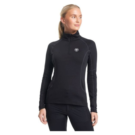 TENSON TXLITE HALF ZIP W Dámská mikina, černá, velikost