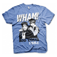 Wham! tričko, Big Tour 1984 Blue, pánské