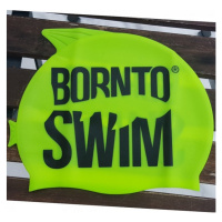 Dětská plavecká čepička borntoswim guppy junior swim cap zelená
