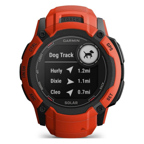 Garmin Instinct 2X Solar chytré hodinky Flame Red